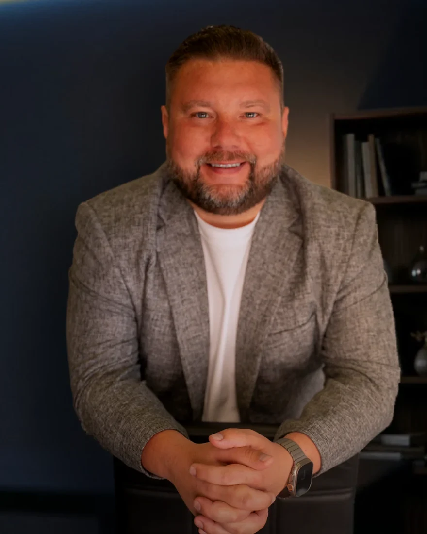 Coach Roman Ivanov in his studio